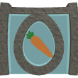 Carrot Crystal Wall