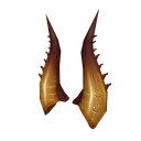 Golden Dark Horns