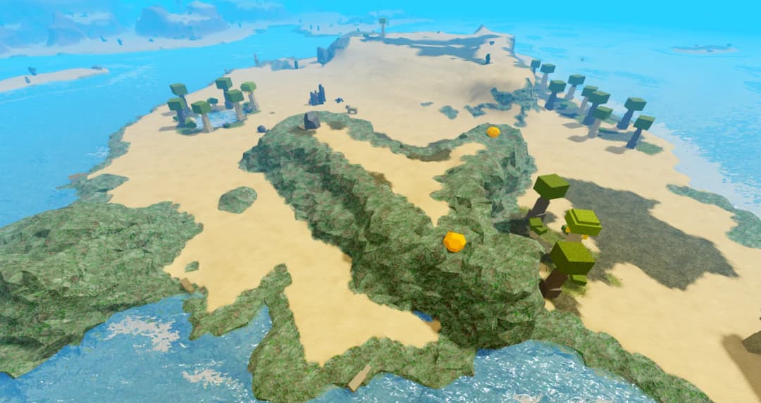 The Large Desert Island