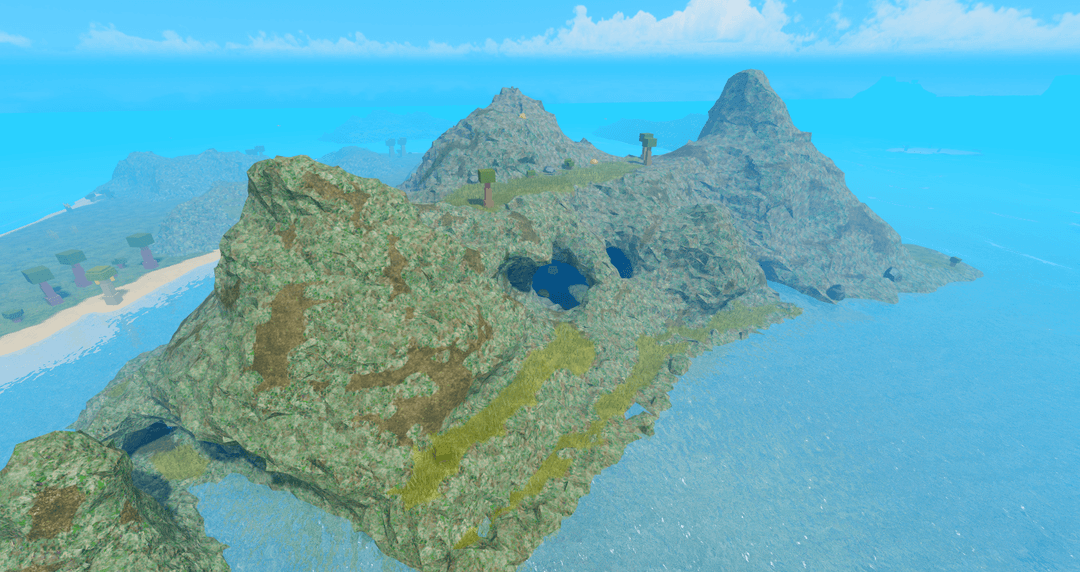 Gold Mountain and its rocky peaks